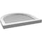 Ekena Millwork Round Top Surface Mount PVC Gable Vent w/ 2"W x 2"P Brickmould Sill Frame, 24"W x 22"H GVPRT24X2203SN - alternate 4
